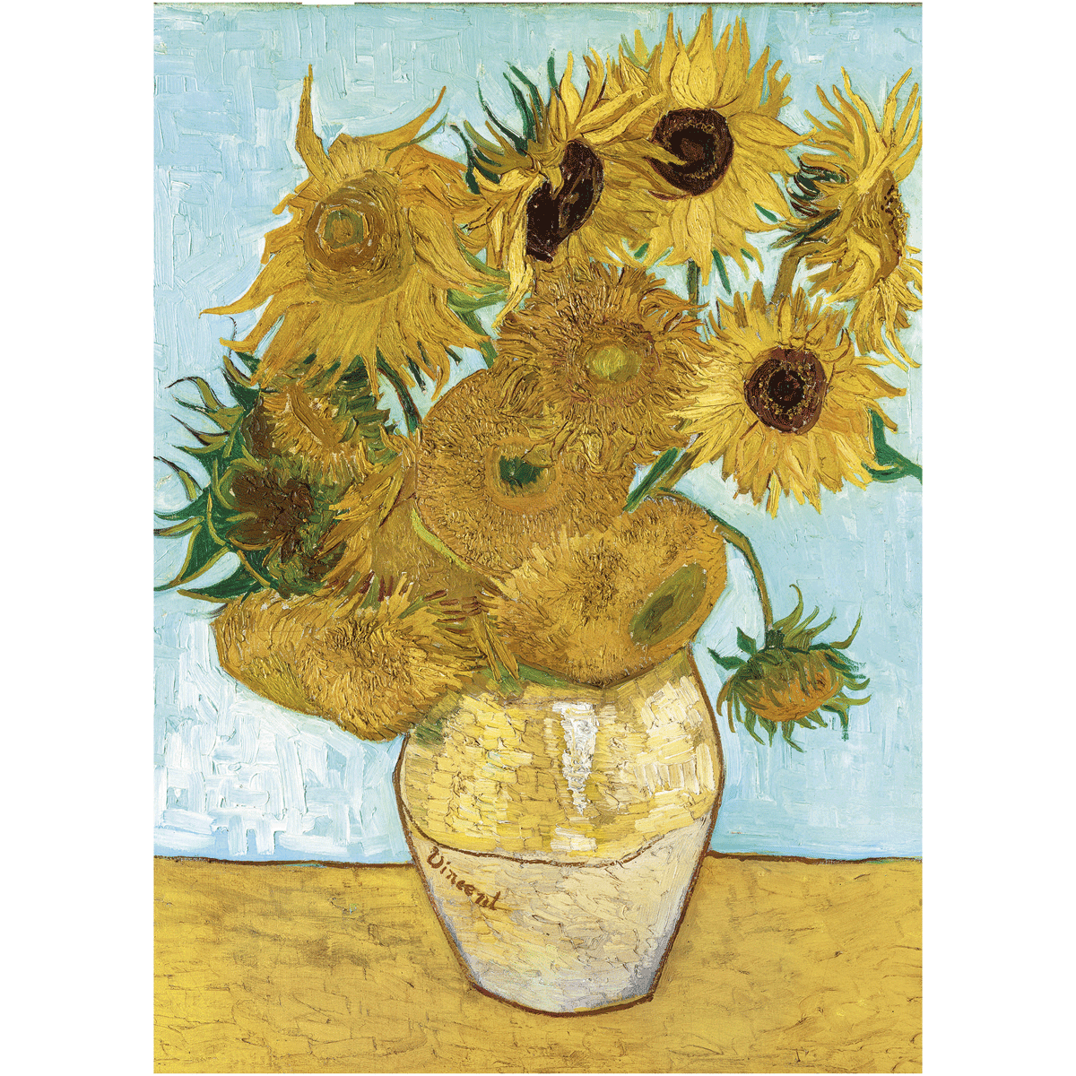 Clementoni puzzle museum collection - van gogh, "sunflowers" - 1000 pezzi, puzzle adulti - CLEMENTONI