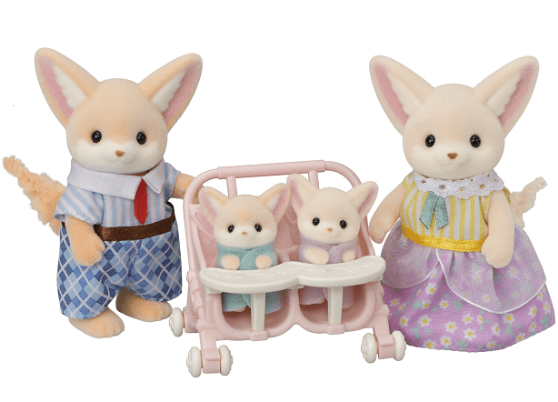 Famiglia volpe fennec - personaggi e playset del meraviglioso mondo sylvanian families - SYLVANIAN FAMILIES