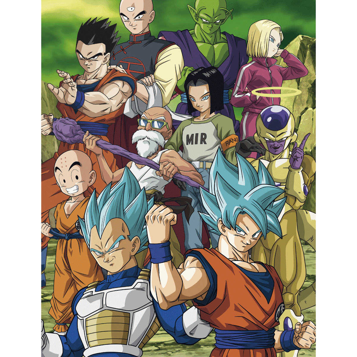 Clementoni supercolor puzzle - dragonball - 104 pezzi, puzzle bambini 6 anni - CLEMENTONI