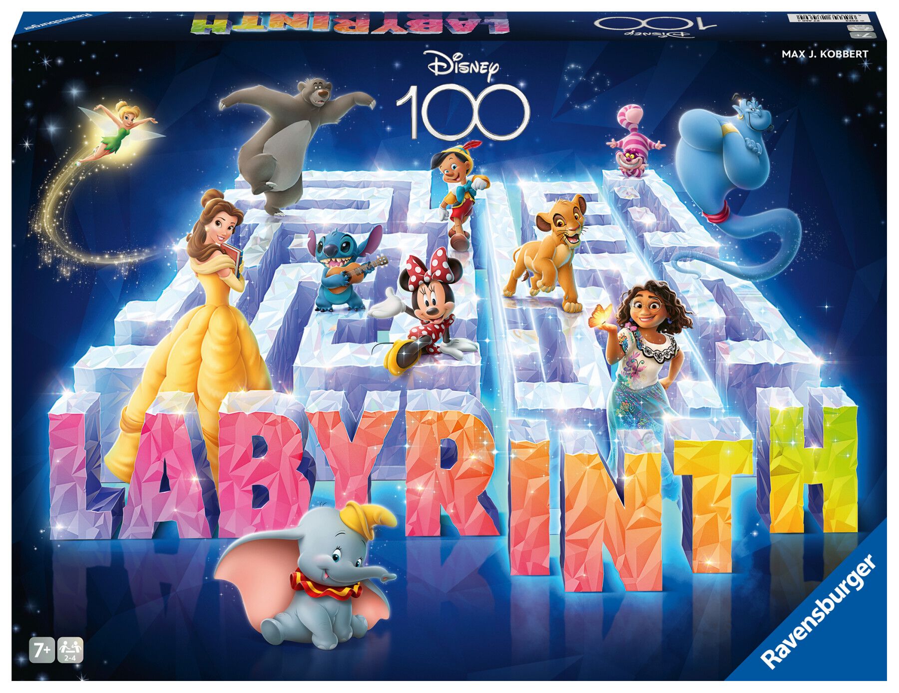 Ravensburger – labirinto magico disney 100th anniversary labyrinth, gioco da tavolo, da 2 a 4 giocatori, 7+ anni - RAVENSBURGER, Disney