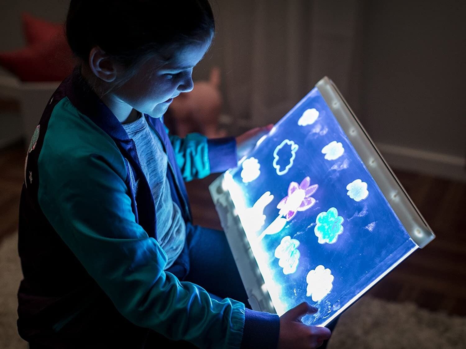 Crayola lavagna luminosa deluxe maxi superficie, super lavagna cancellabile per colorare, età consigliata: 6-10 anni - CRAYOLA