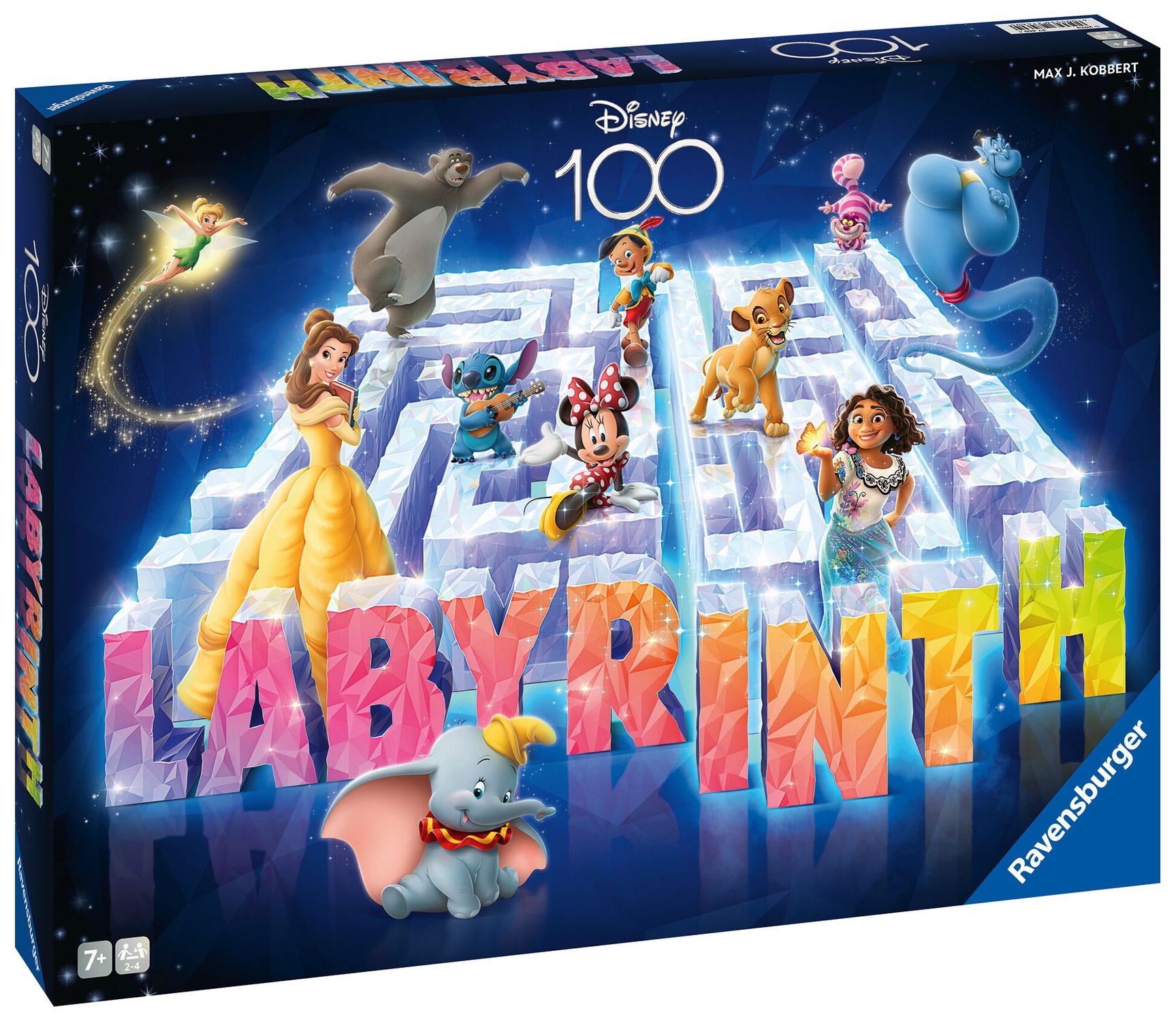 Ravensburger – labirinto magico disney 100th anniversary labyrinth, gioco da tavolo, da 2 a 4 giocatori, 7+ anni - RAVENSBURGER, Disney