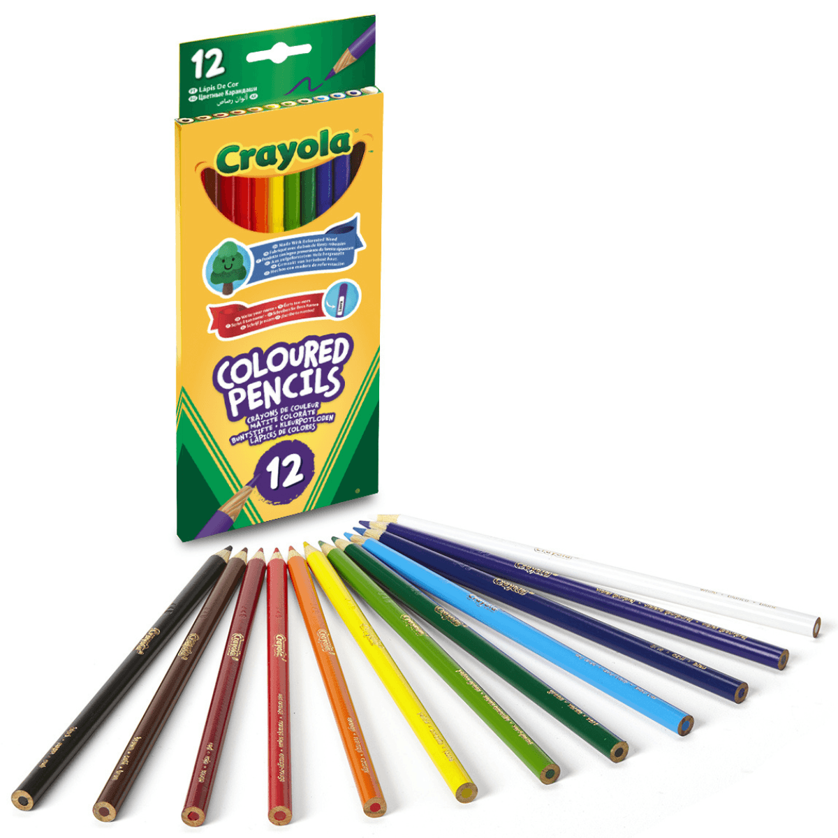 Matite Colorate Metallizzate CRAYOLA - 8 Pezzi Con Effetto Scintillante - Multicolore