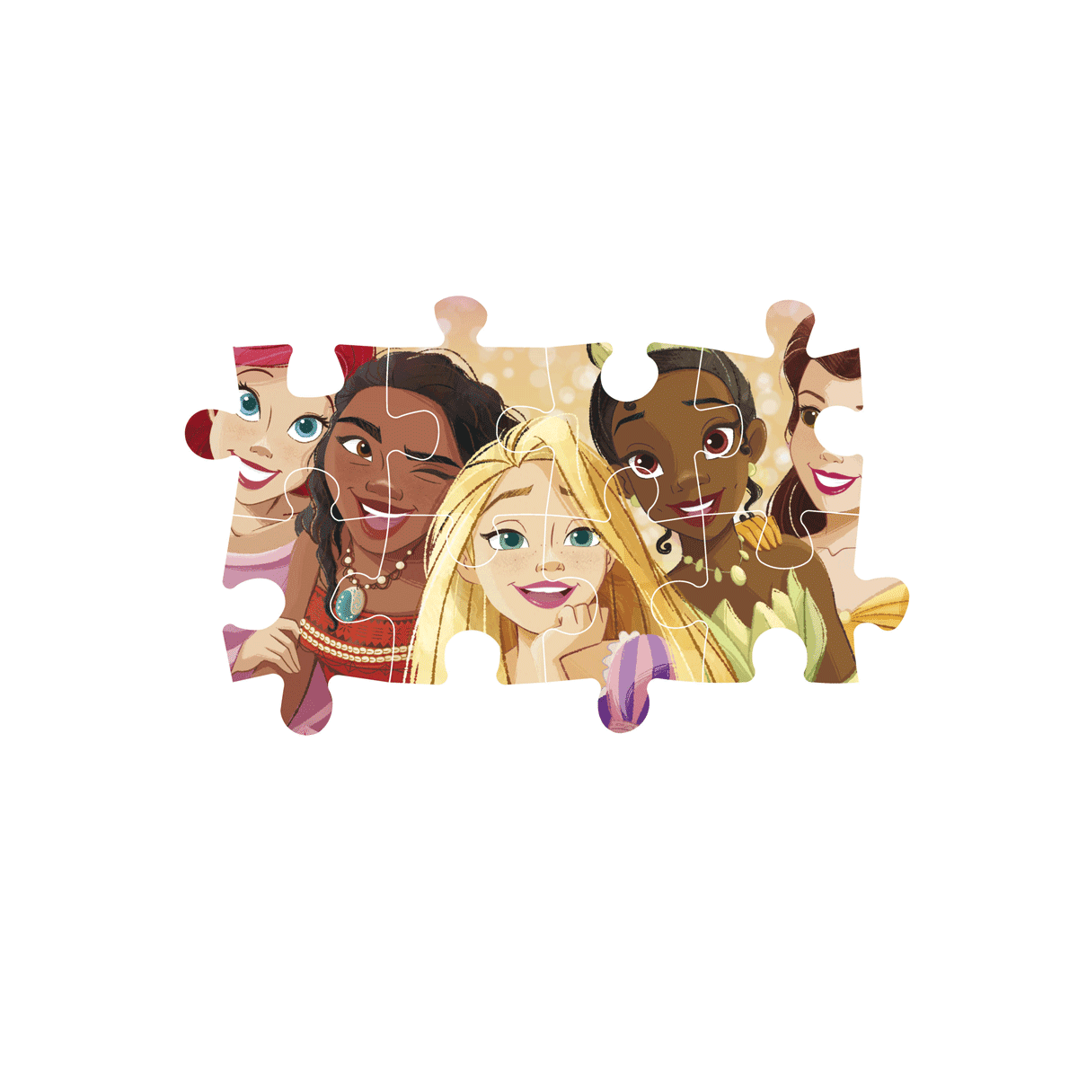 Clementoni supercolor puzzle disney princess - 24 maxi pezzi, puzzle bambini 3 anni - CLEMENTONI, DISNEY PRINCESS