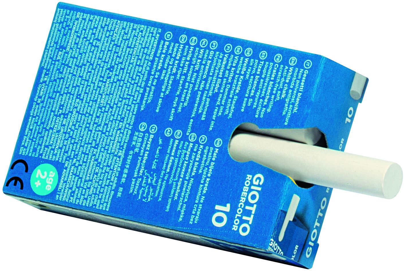 Giotto gessetti tondi bianchi - astuccio con doppia confezione ( 2 x 10 pz) - GIOTTO