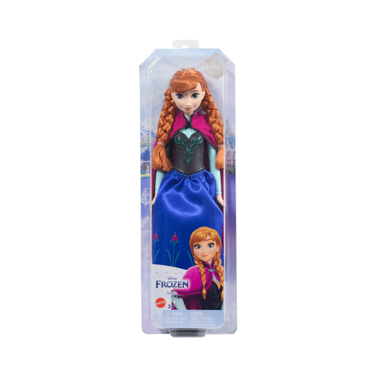 Disney frozen - anna, bambola con abito elegante e accessori ispirati al film dsney frozen 1, giocattolo per bambini, 3+ anni, hlw49 - DISNEY PRINCESS, Disney, Frozen