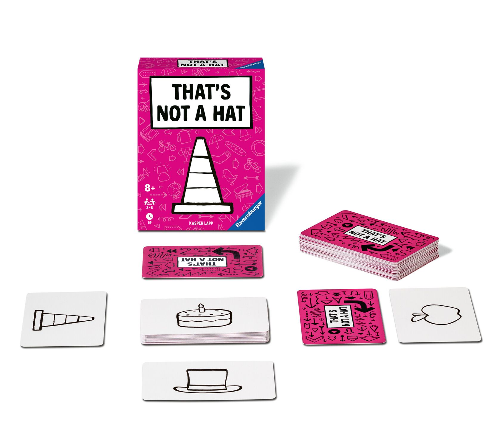 Ravensburger - that's not a hat, gioco di carte per tutta la famiglia, 8+ anni - RAVENSBURGER