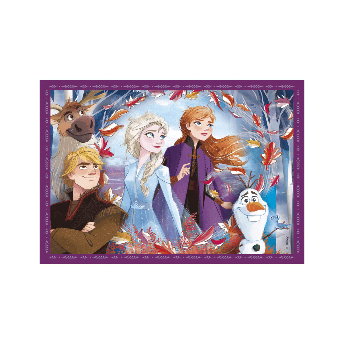 Clementoni supercolor puzzle 4in1 disney frozen - 1x12 + 1x16 + 1x20 + 1x24 pezzi, puzzle bambini 3 anni - CLEMENTONI, DISNEY PRINCESS