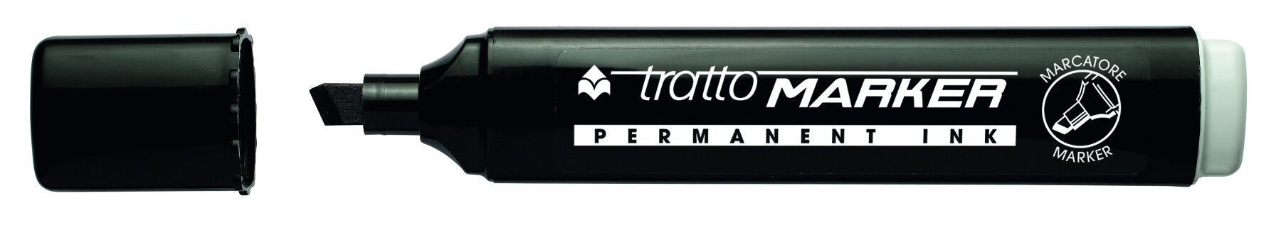 Tratto marker - marcatore indelebile punta scalpello - confezione 4 pz - FILA