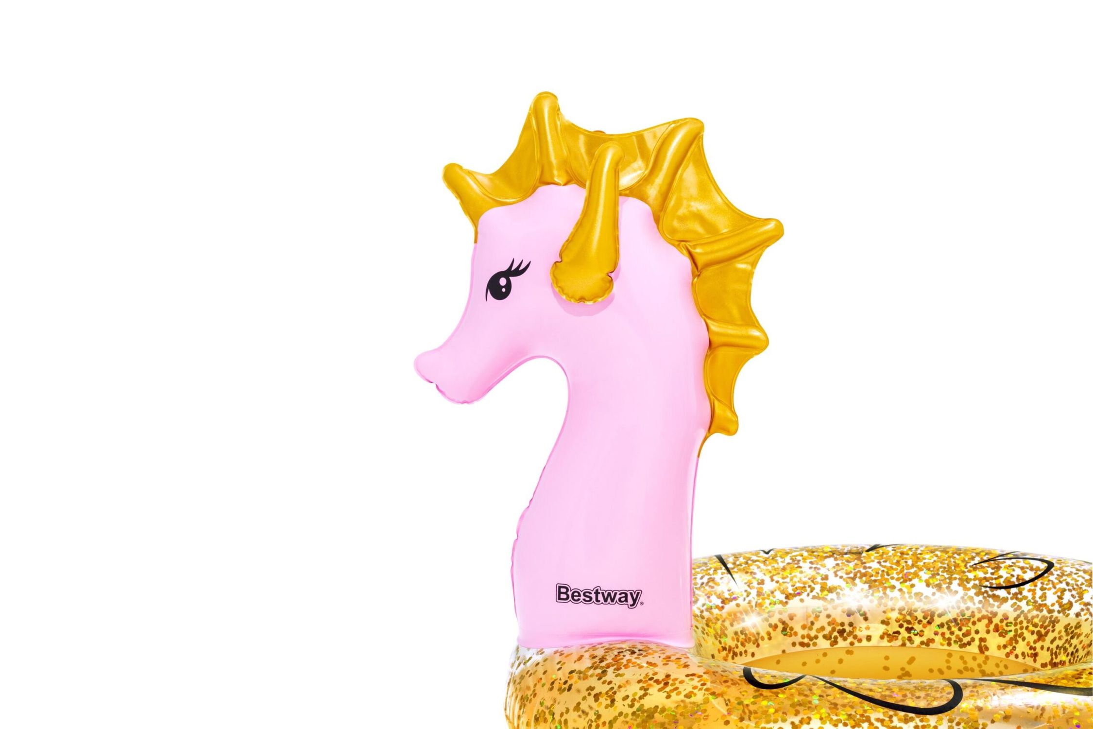 Salvagente fashion cavalluccio marino glitterato cm. 115 - Bestway