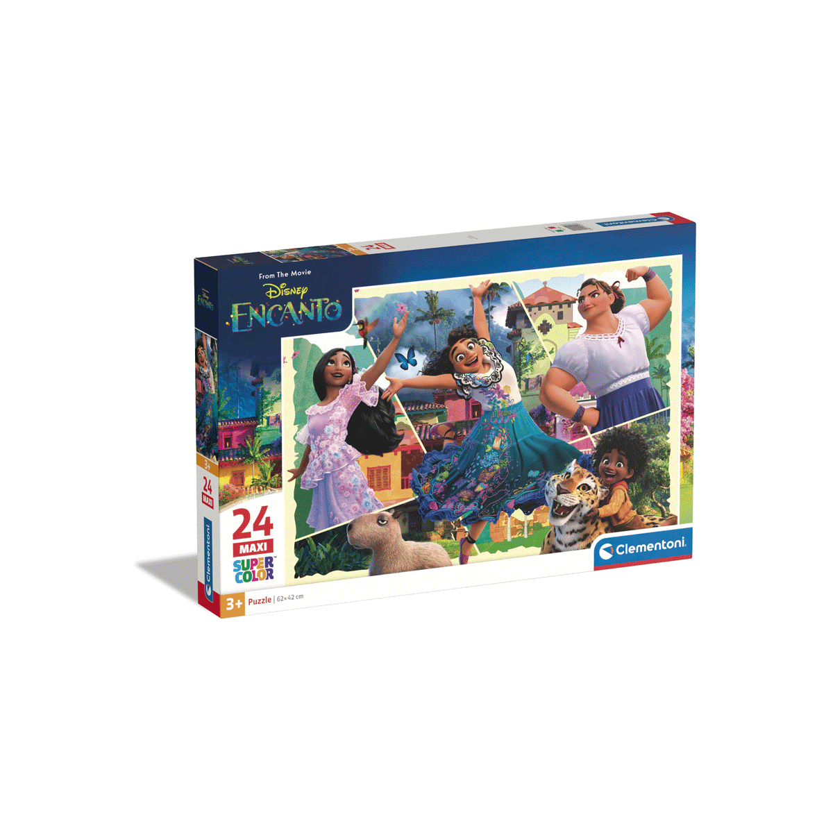 Clementoni supercolor puzzle disney encanto - 24 maxi pezzi, puzzle bambini 3 anni - CLEMENTONI, DISNEY PRINCESS, ENCANTO