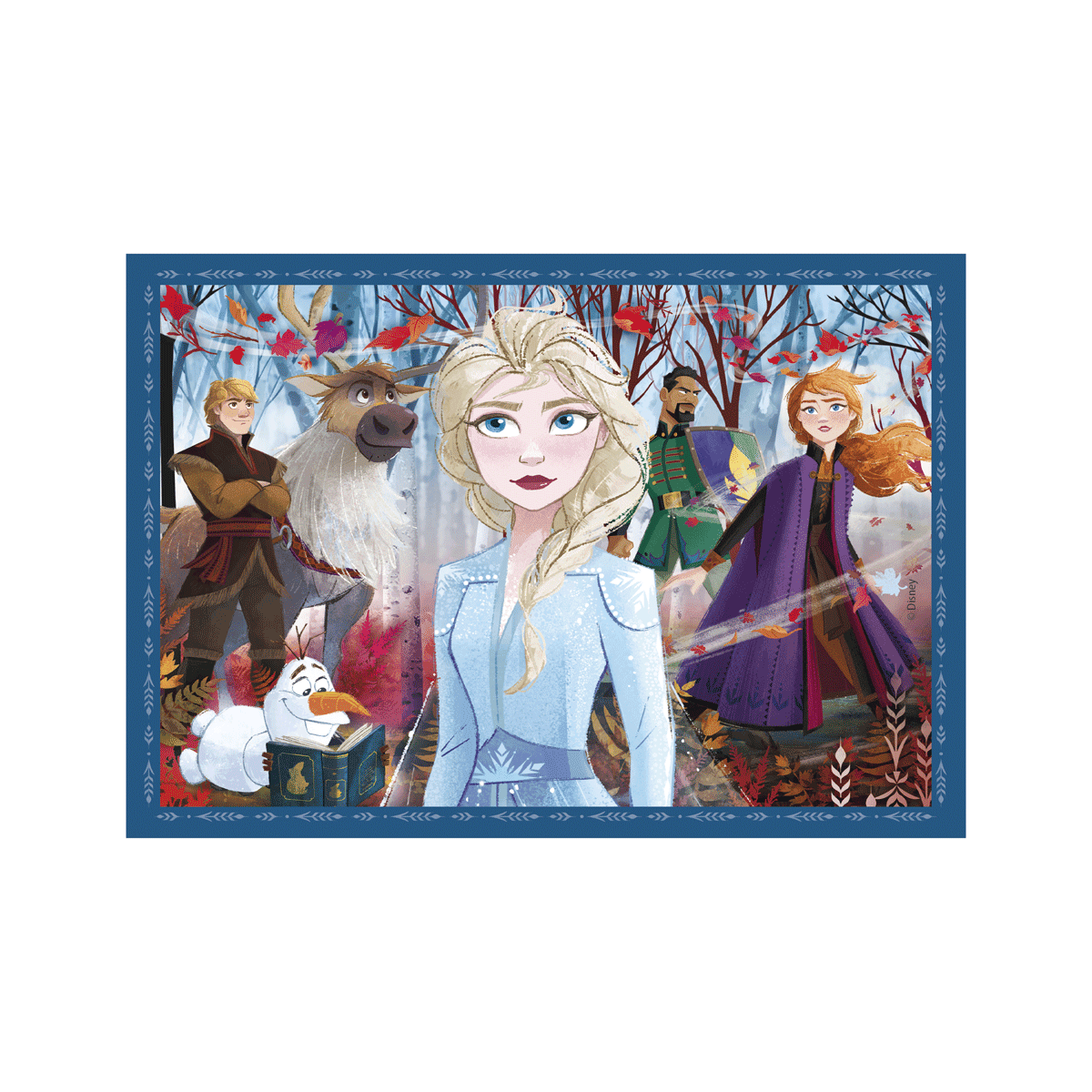 Clementoni supercolor puzzle 4in1 disney frozen - 1x12 + 1x16 + 1x20 + 1x24 pezzi, puzzle bambini 3 anni - CLEMENTONI, DISNEY PRINCESS