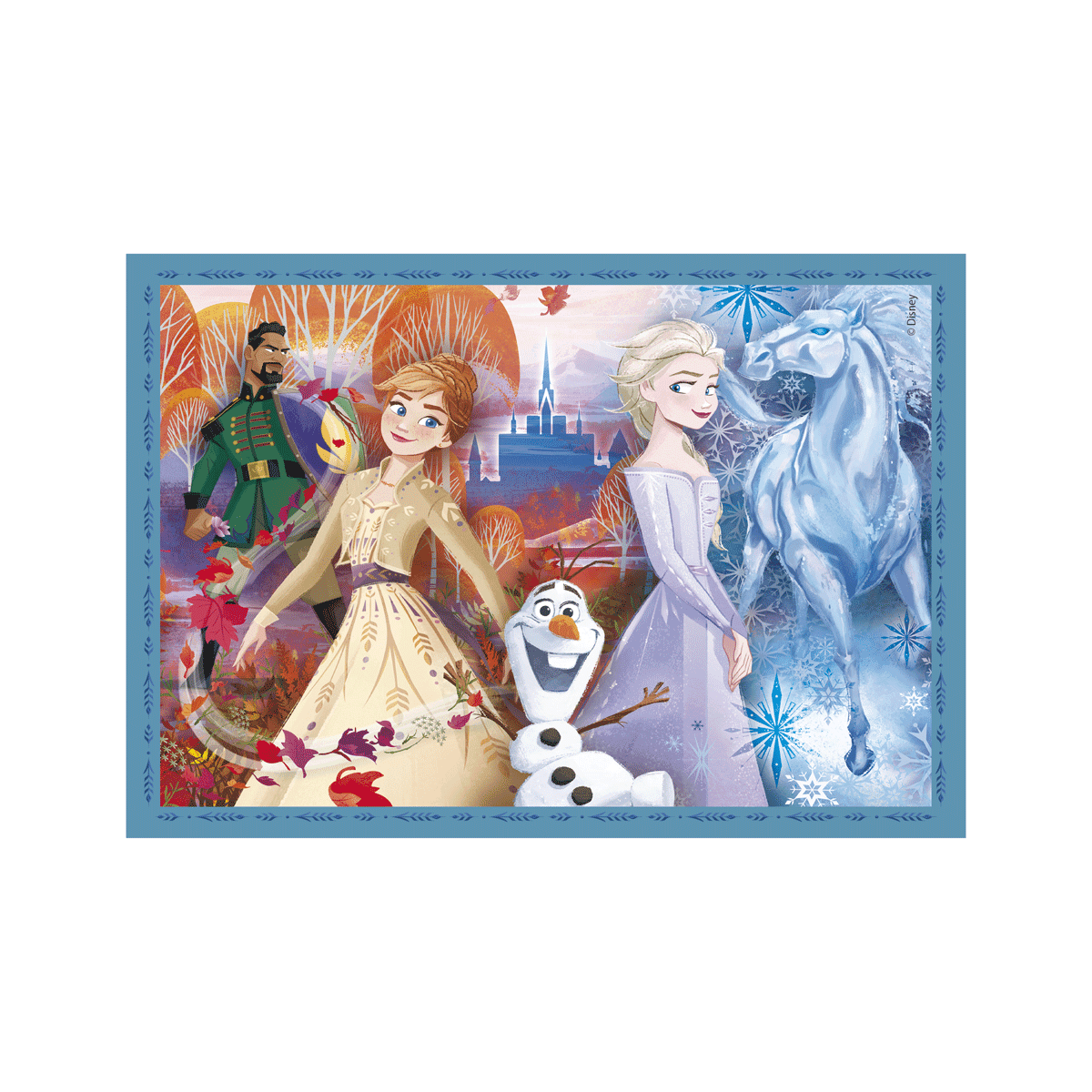 Clementoni supercolor puzzle 4in1 disney frozen - 1x12 + 1x16 + 1x20 + 1x24 pezzi, puzzle bambini 3 anni - CLEMENTONI, DISNEY PRINCESS