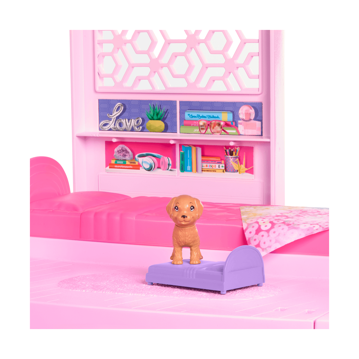 Barbie - casa dei sogni di barbie, playset casa delle bambole con piscina, scivolo a 3 piani, ascensore e aree di gioco per cuccioli, 75+ accessori, 3+ anni, hmx10 - Barbie