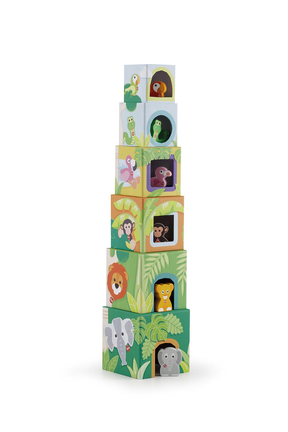Sevi - cubi impilabili savana (12 pz) - Trudi
