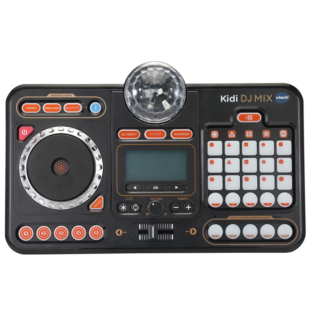 Vtech - kidi dj mix, console per mixare come un vero dj e creare le tue registrazioni e mix musicali! - VTECH