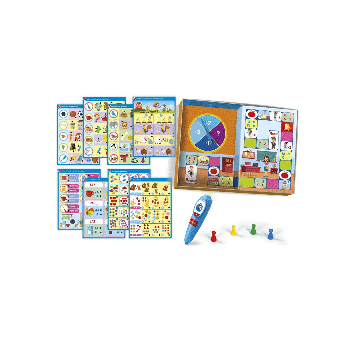 Clementoni - 16749 - penna scuola infanzia 4 6 con penna interattiva - CLEMENTONI, SAPIENTINO