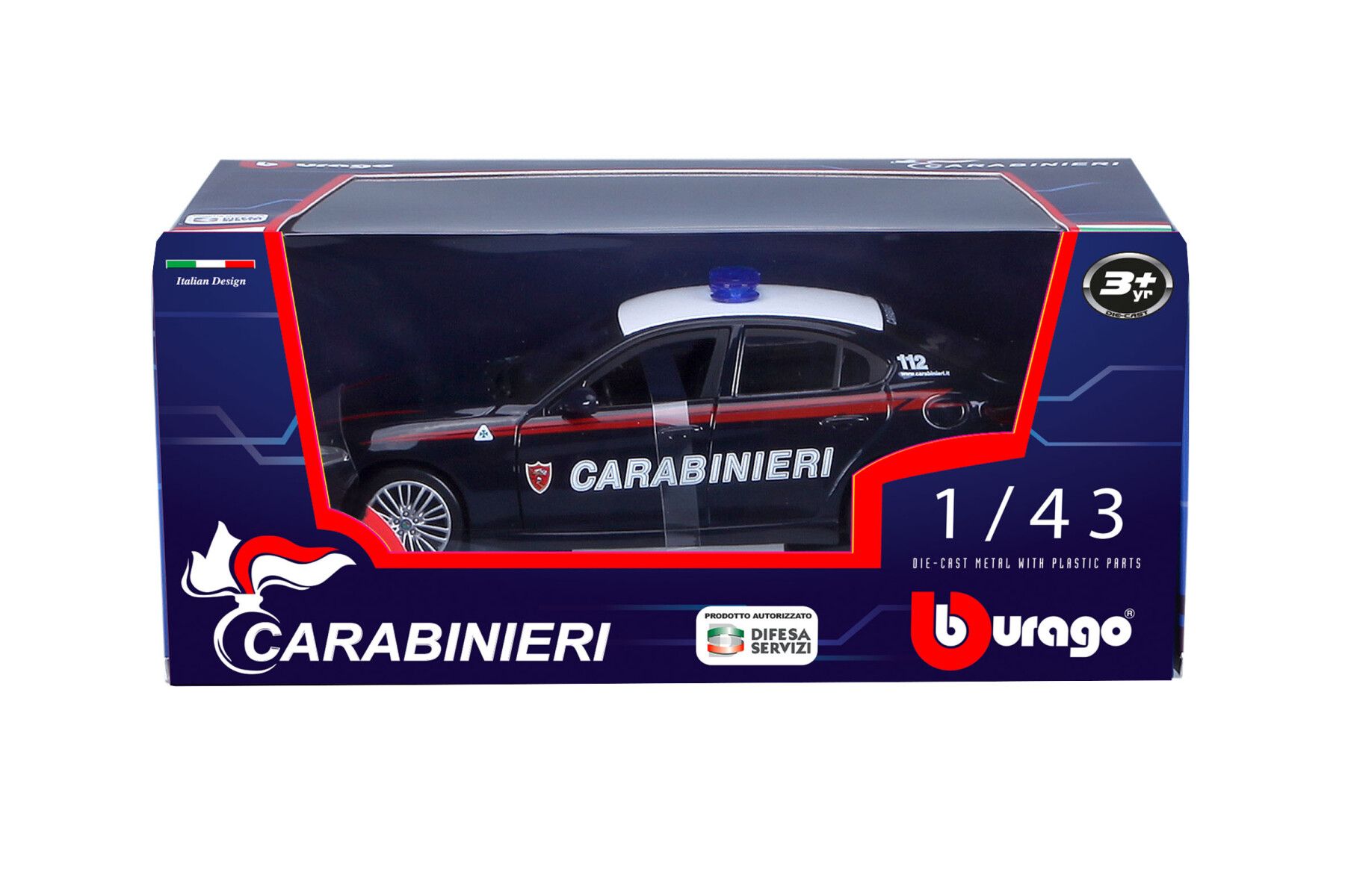Assortimento burago carabinieri - 1:43 - BBURAGO