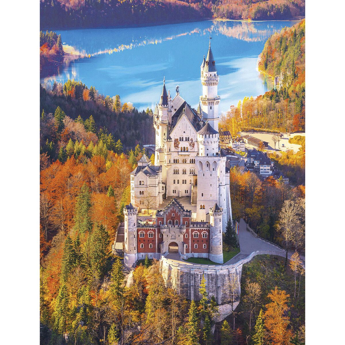 Clementoni - 39382 - puzzle 1000 hqc neuschwastein 70 x 50 cm - CLEMENTONI