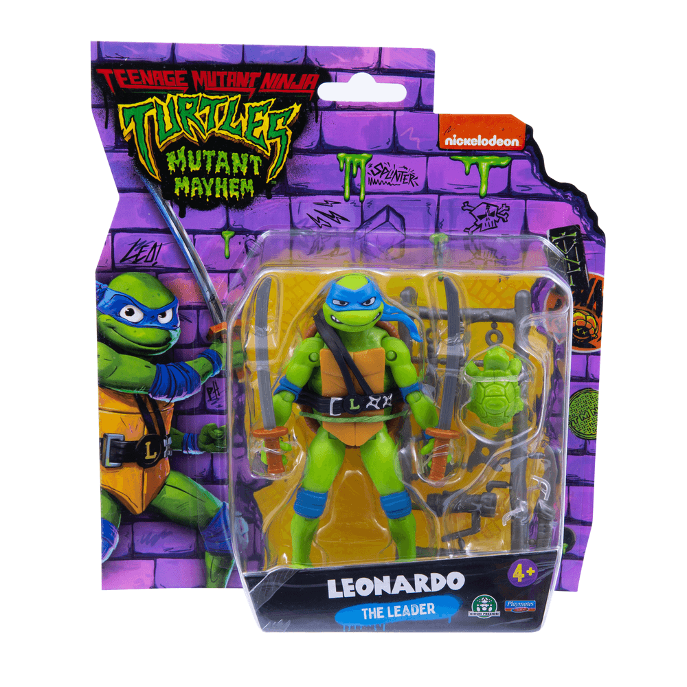 Turtles - caos mutante - action figures tartarughe ninja - leonardo - GIOCHI PREZIOSI, Turtles