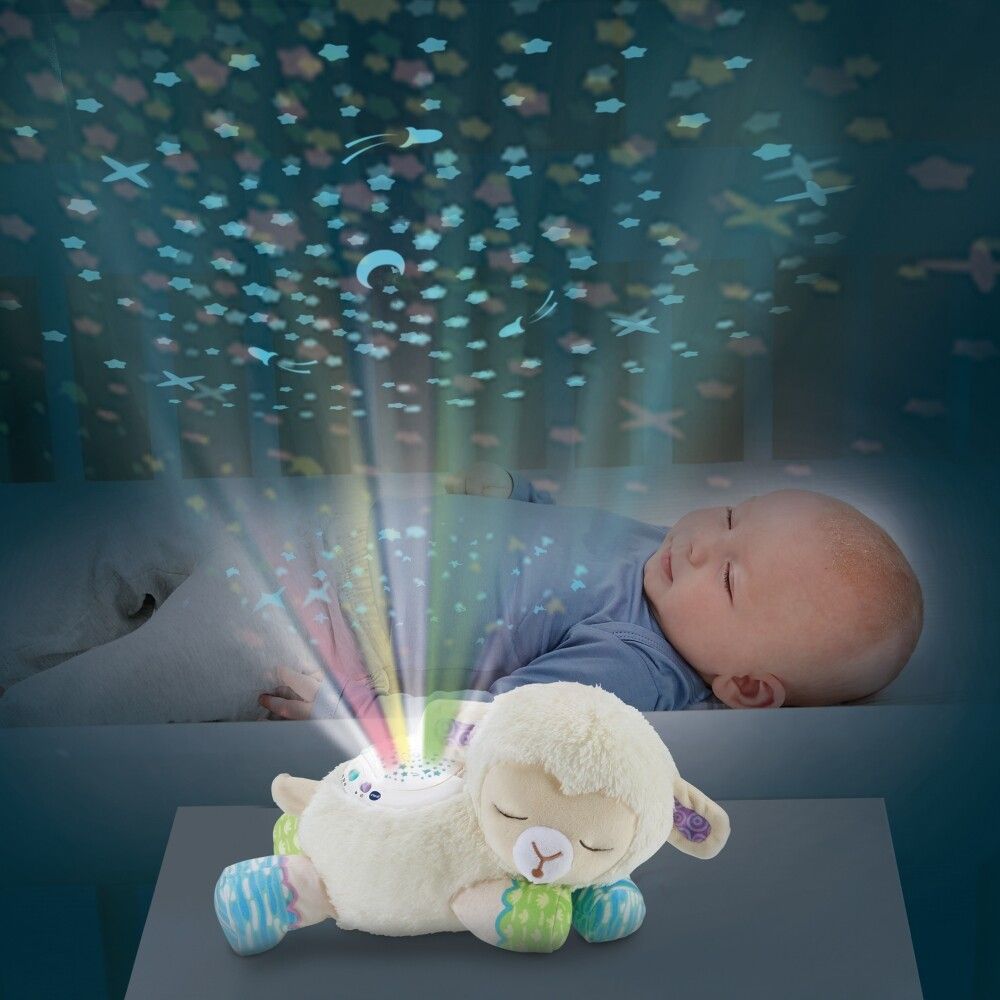 Vtech - luce, ninna nanna parlante 3 in 1, un’adorabile pecorella per illuminare le notti del tuo bambino - VTECH