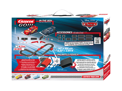 Carrera go sets - disney·pixar cars - lightning mcqueen  - glow racers - CARRERA