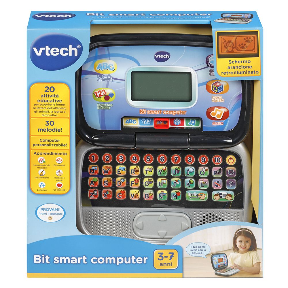 Vtech - bit smart computer - il primo computer interattivo parlante e musicale per bambini - VTECH