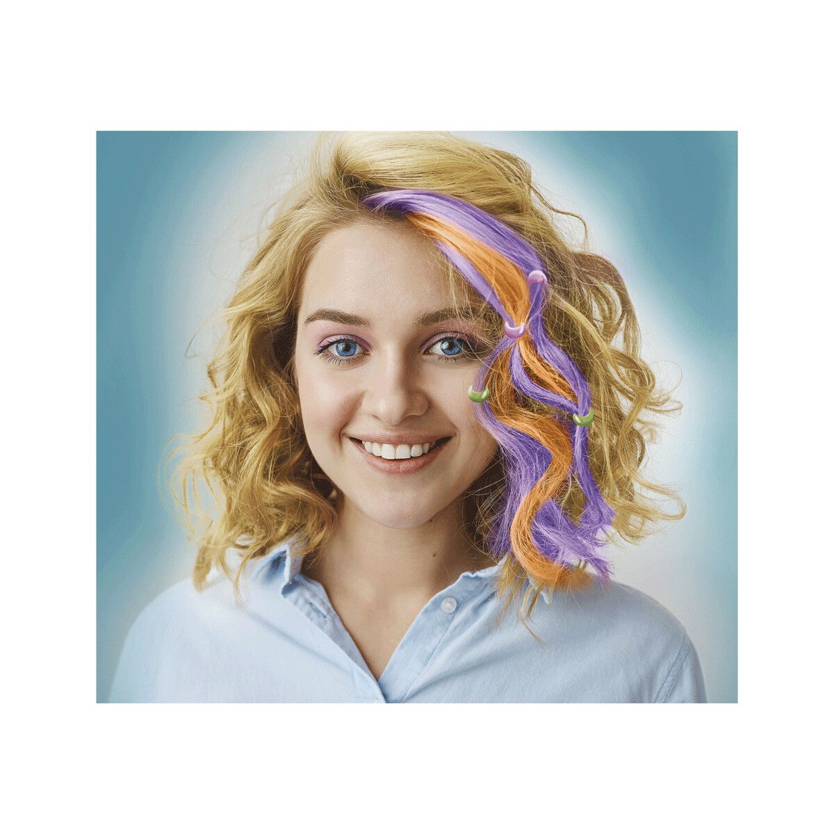 Clementoni - 18750 - crazy chic trendy hairstyle colora capelli - CLEMENTONI, CRAZY CHIC