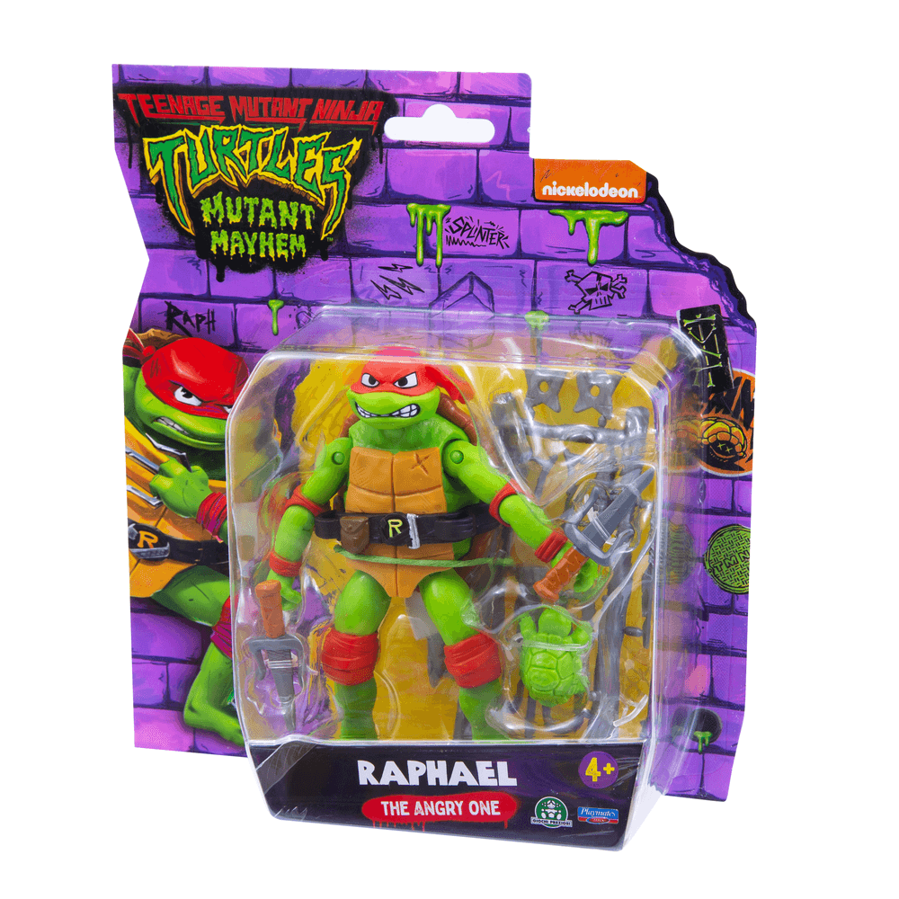 Turtles - caos mutante - action figures tartarughe ninja - raffaello - GIOCHI PREZIOSI, Turtles