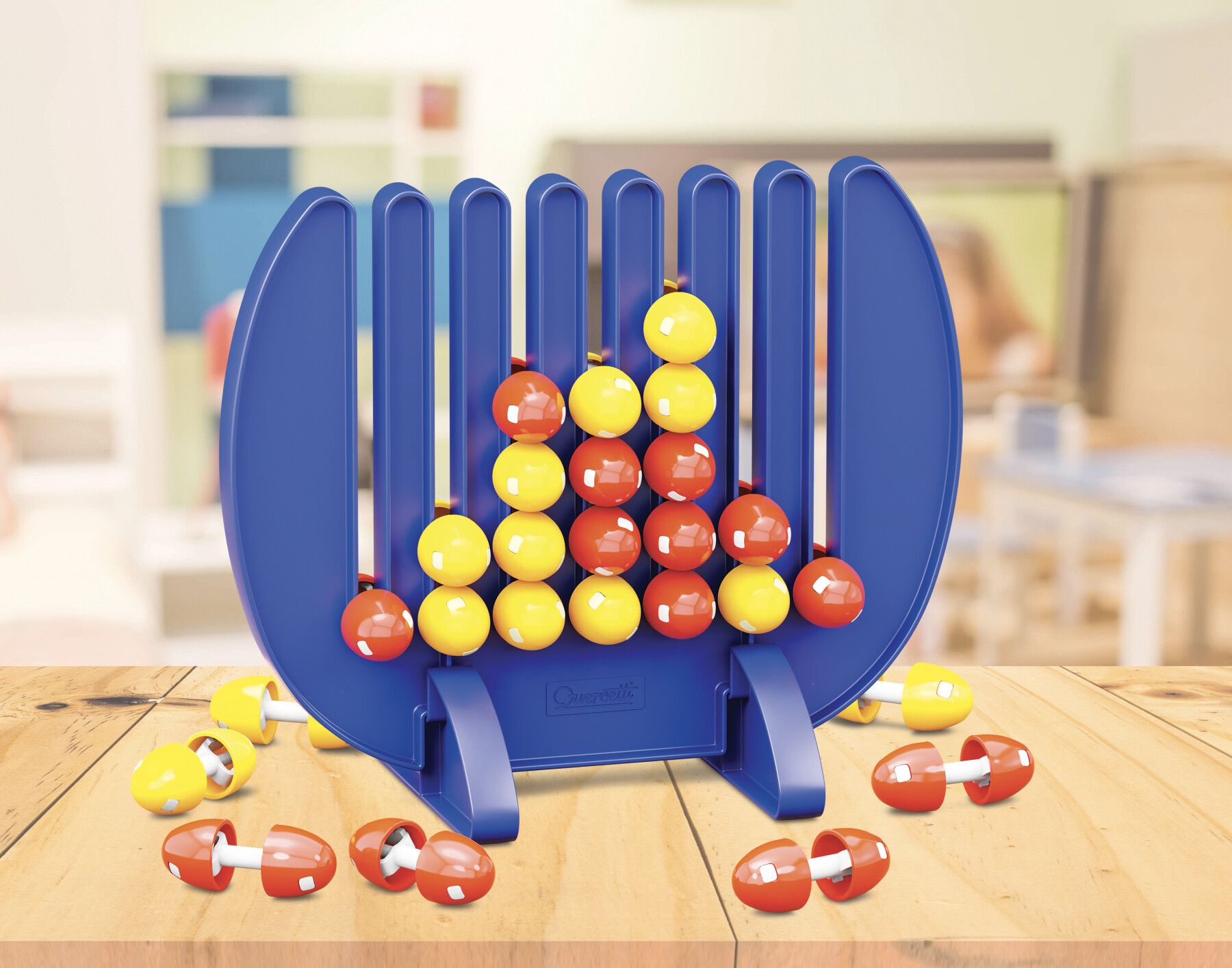 Four pegs, quercetti,  gioco di strategia, 4+ anni - 