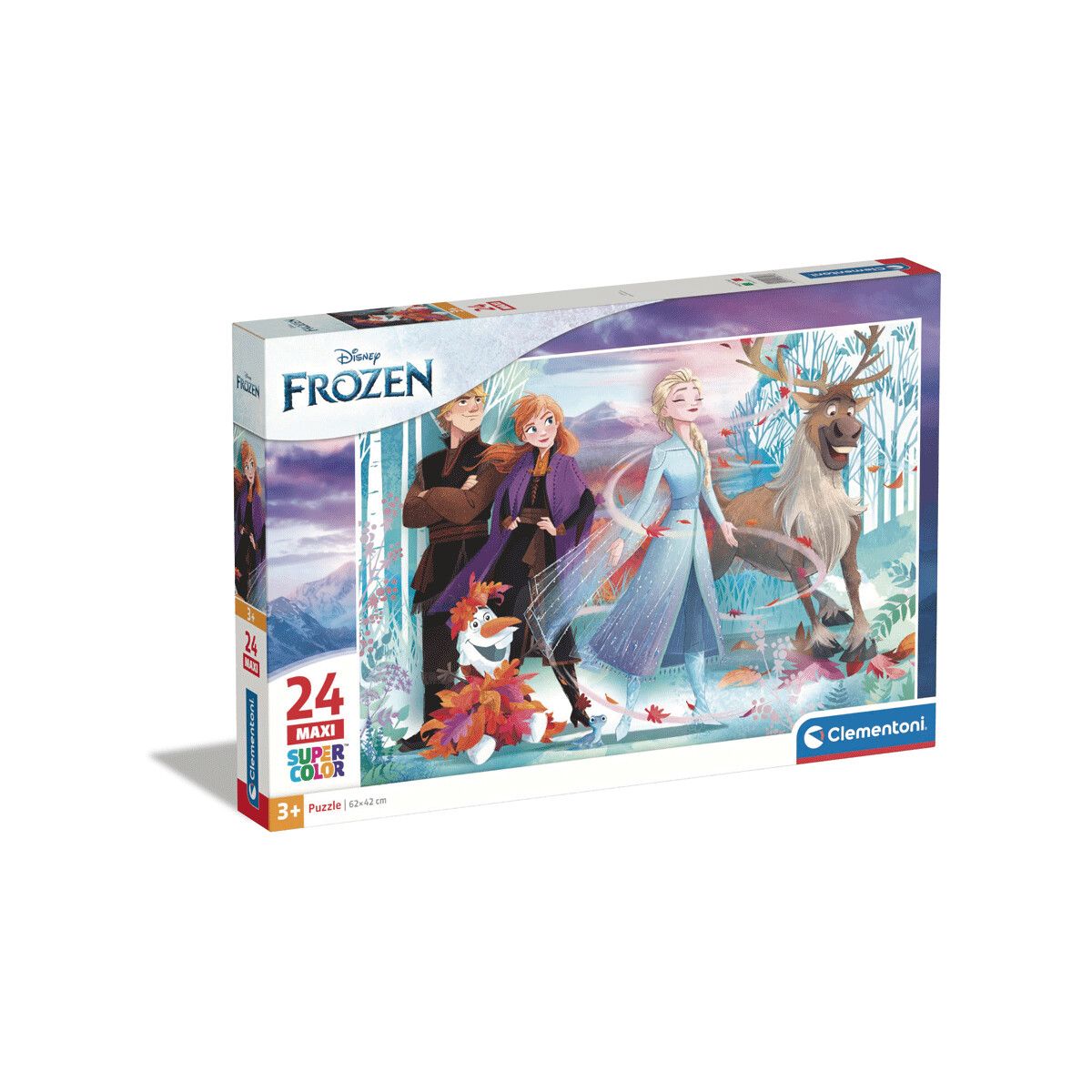 Clementoni - 28513 - puzzle 24 maxi 2 frozen 2 62x42 cm - CLEMENTONI, DISNEY PRINCESS