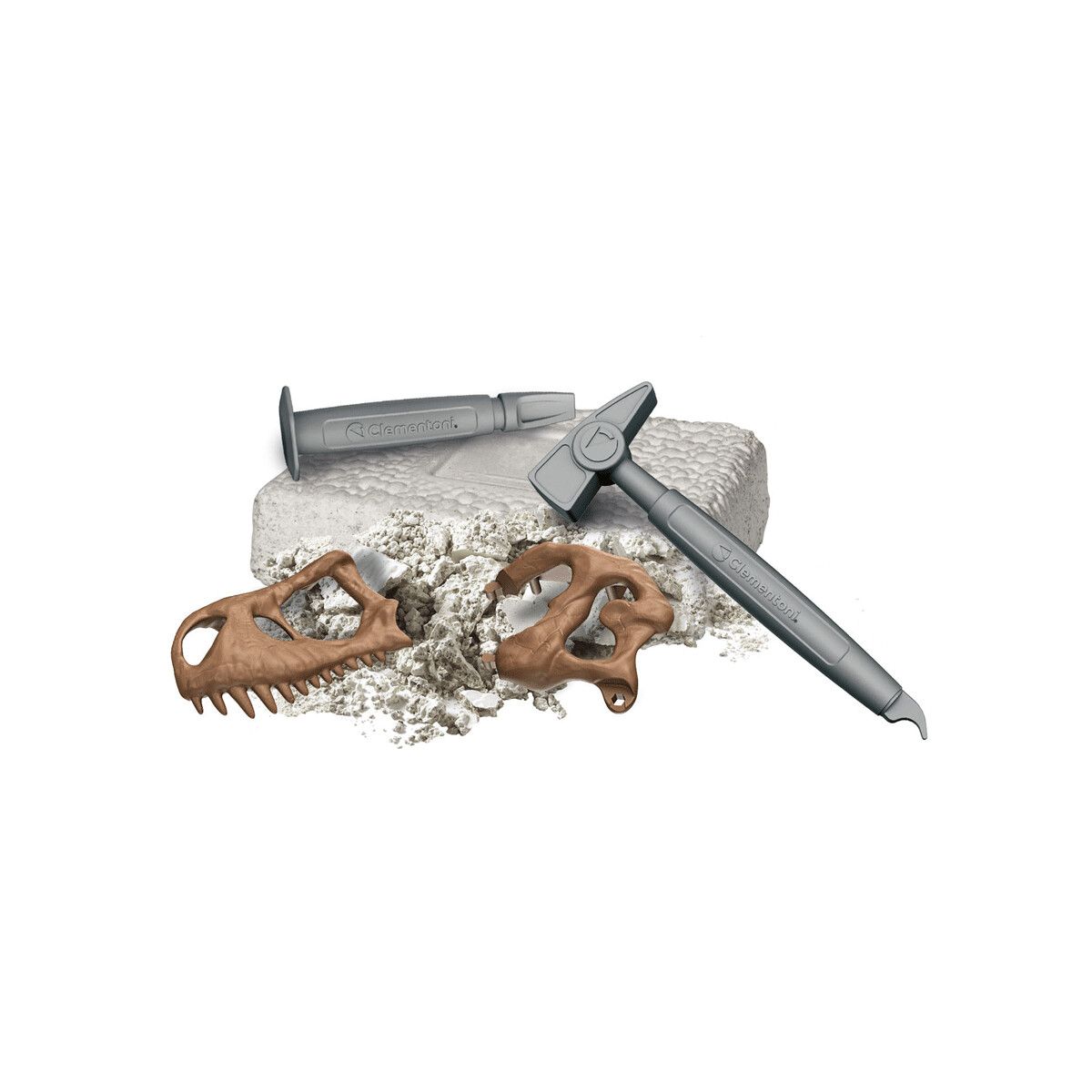 Clementoni - 19324 - archeogiocando kit t-rex 2in1 - CLEMENTONI, Scienza e Gioco