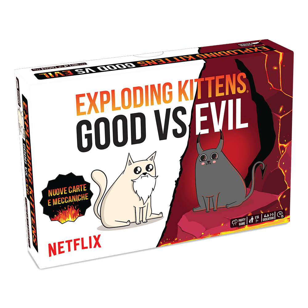 Exploding kittens good vs evil - ASMODEE, EXPLODING KITTENS