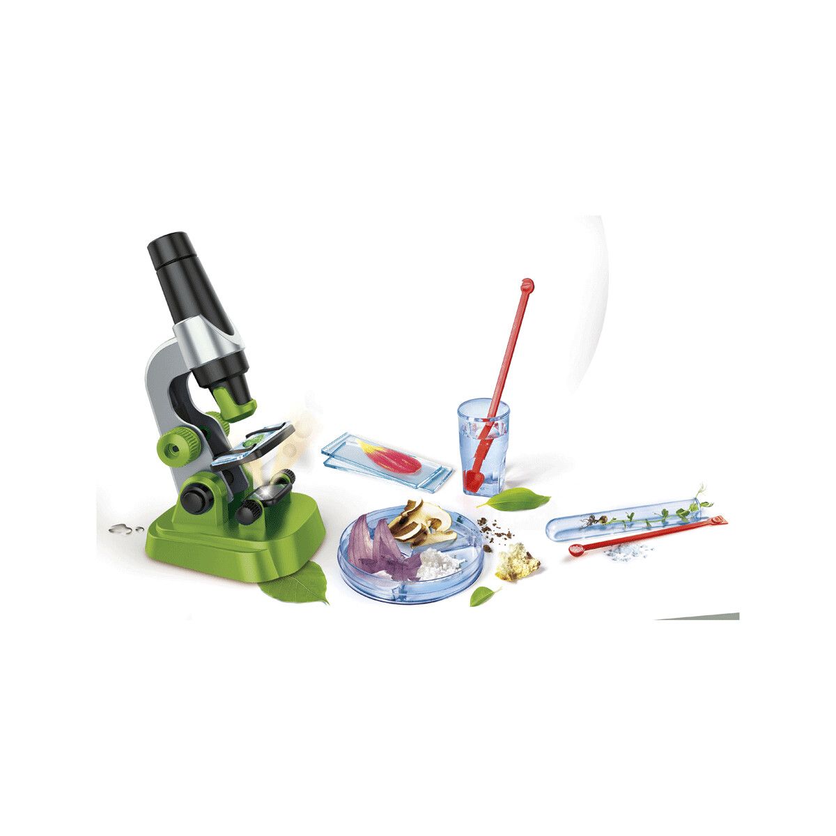 Clementoni - 19347 - il mio primo microscopio - vero microscopio portatile - CLEMENTONI, Scienza e Gioco