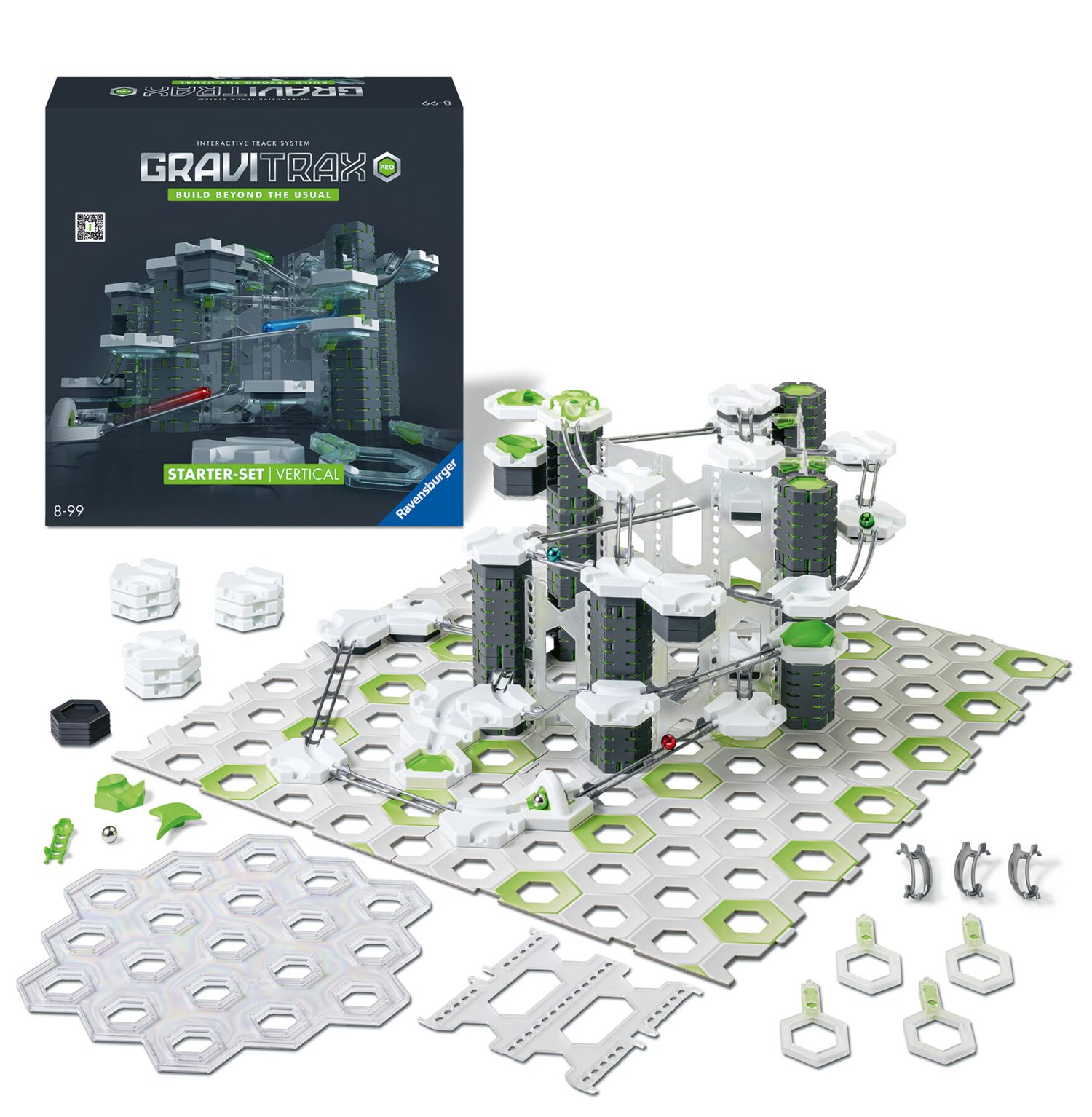 Ravensburger gravitrax starter set pro, gioco innovativo ed educativo stem, 8+ anni - GRAVITRAX, RAVENSBURGER