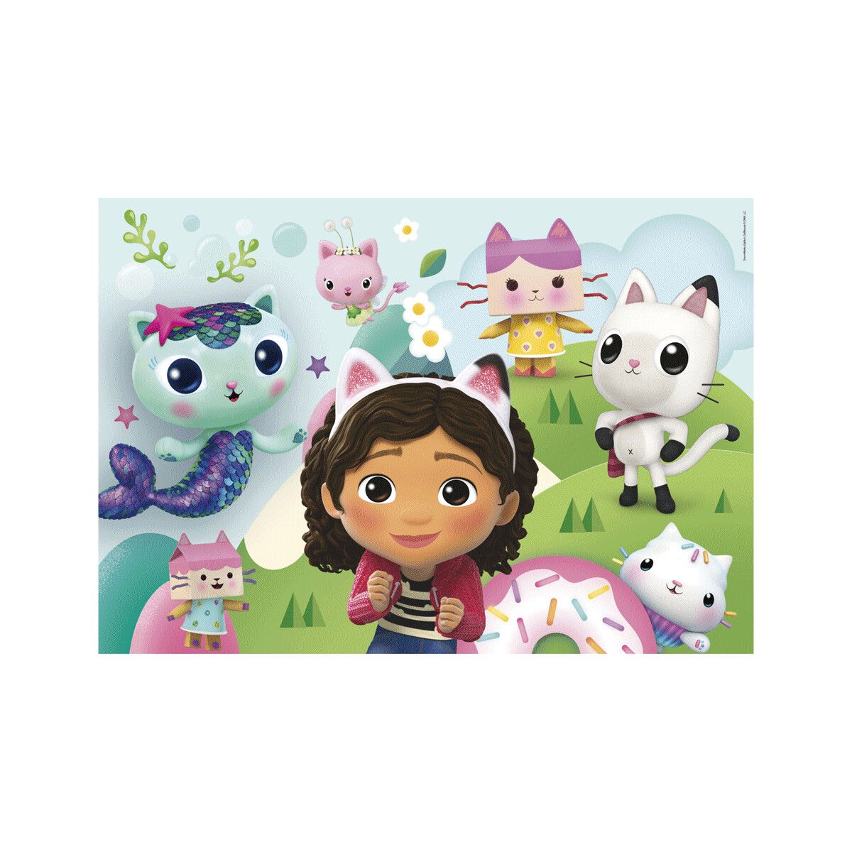 Clementoni - 24804 - puzzle gabby 2x60 pezzi 27 x 19 cm - CLEMENTONI