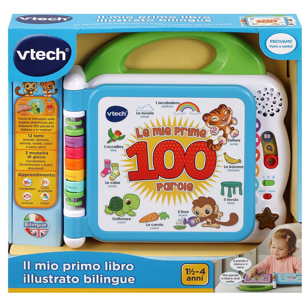 Vtech - il mio primo libro illustrato bilingue - le mie prime 100 parole - VTECH