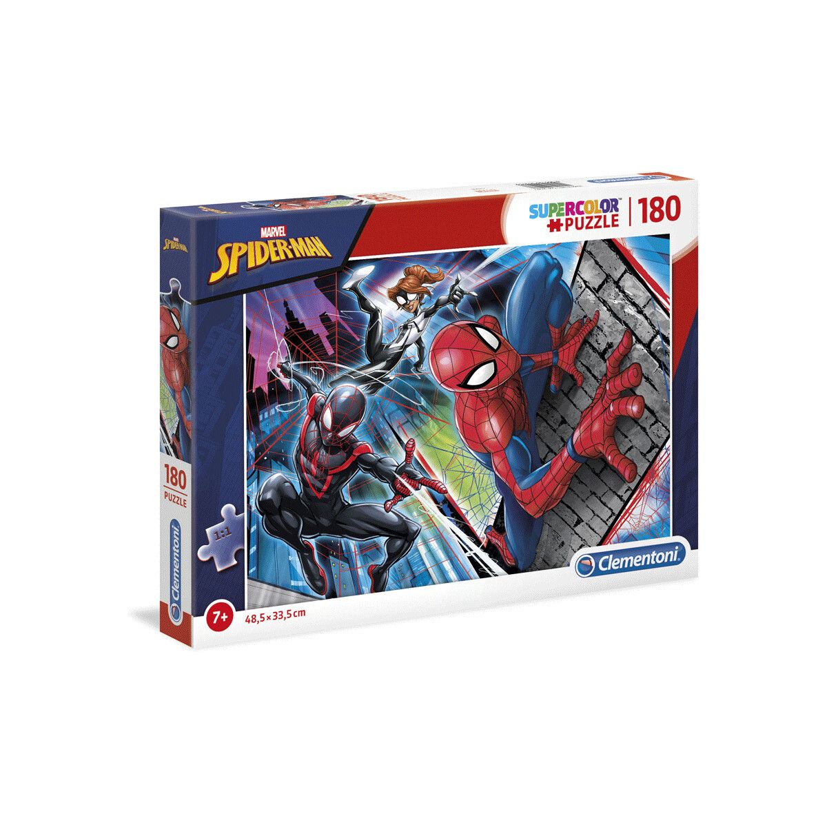 Clementoni - 29293 - puzzle 180 spiderman 49 x 34 cm - 