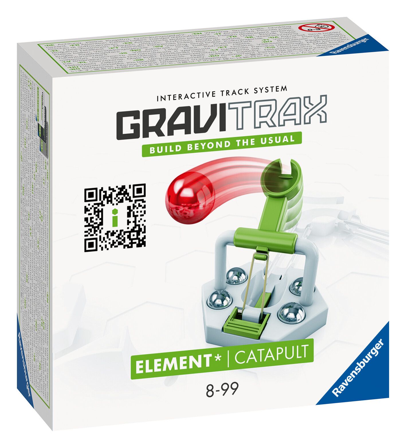Ravensburger gravitrax catapult - catapulta, gioco innovativo ed educativo stem, 8+ anni, accessorio - GRAVITRAX, RAVENSBURGER
