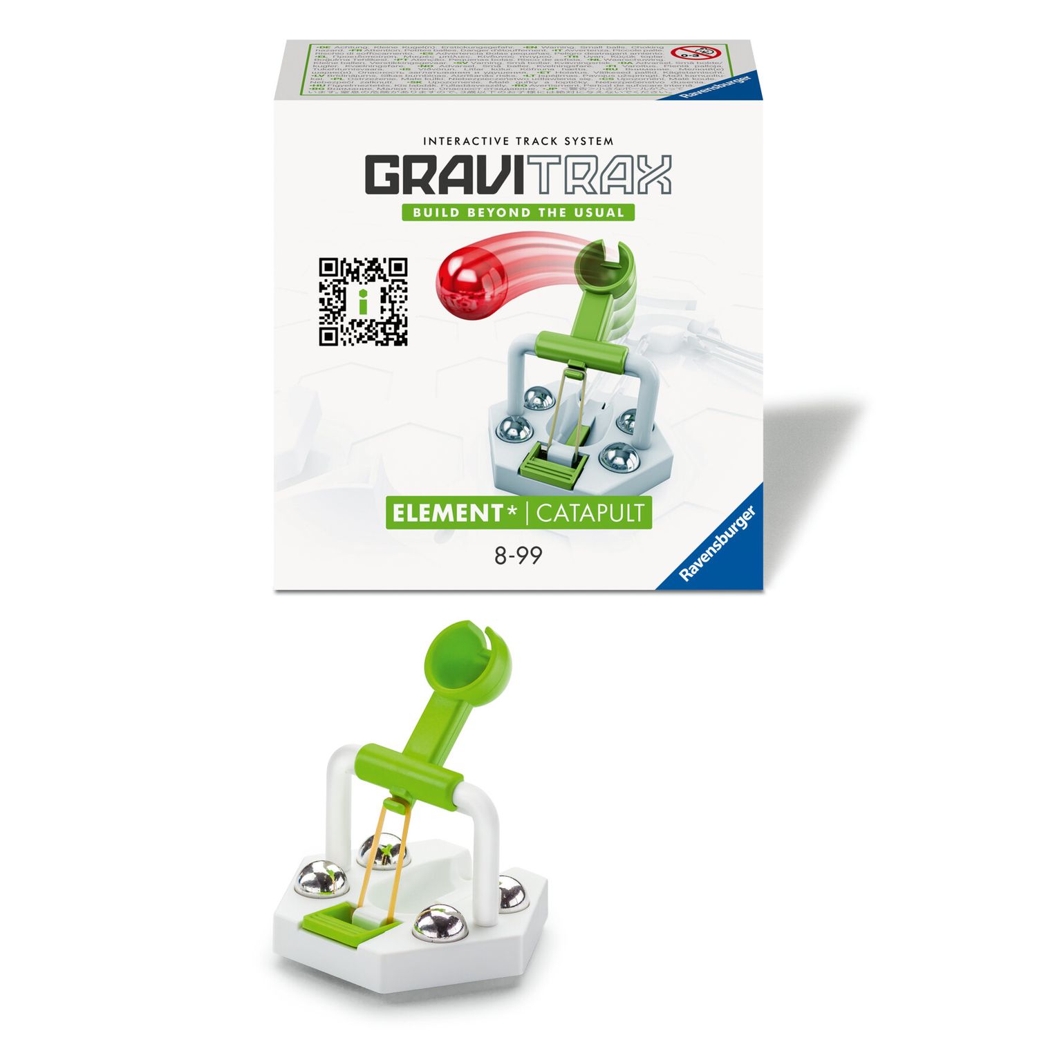 Ravensburger gravitrax catapult - catapulta, gioco innovativo ed educativo stem, 8+ anni, accessorio - GRAVITRAX, RAVENSBURGER