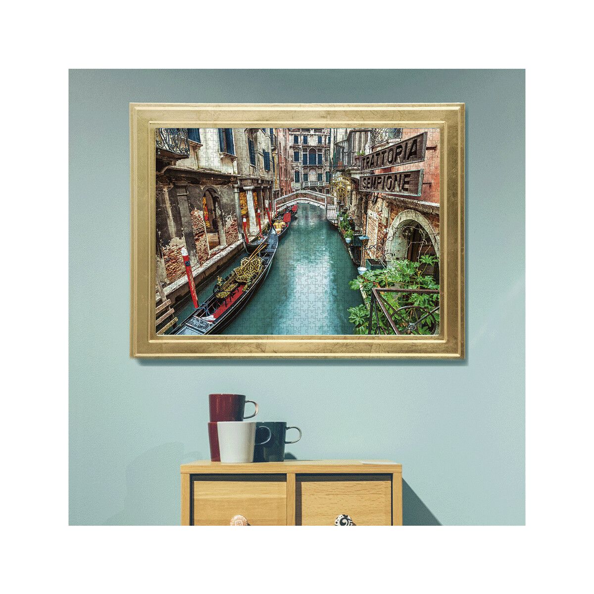Clementoni - 39458 - puzzle 1000 italian canal venice 70 x 50 cm - CLEMENTONI