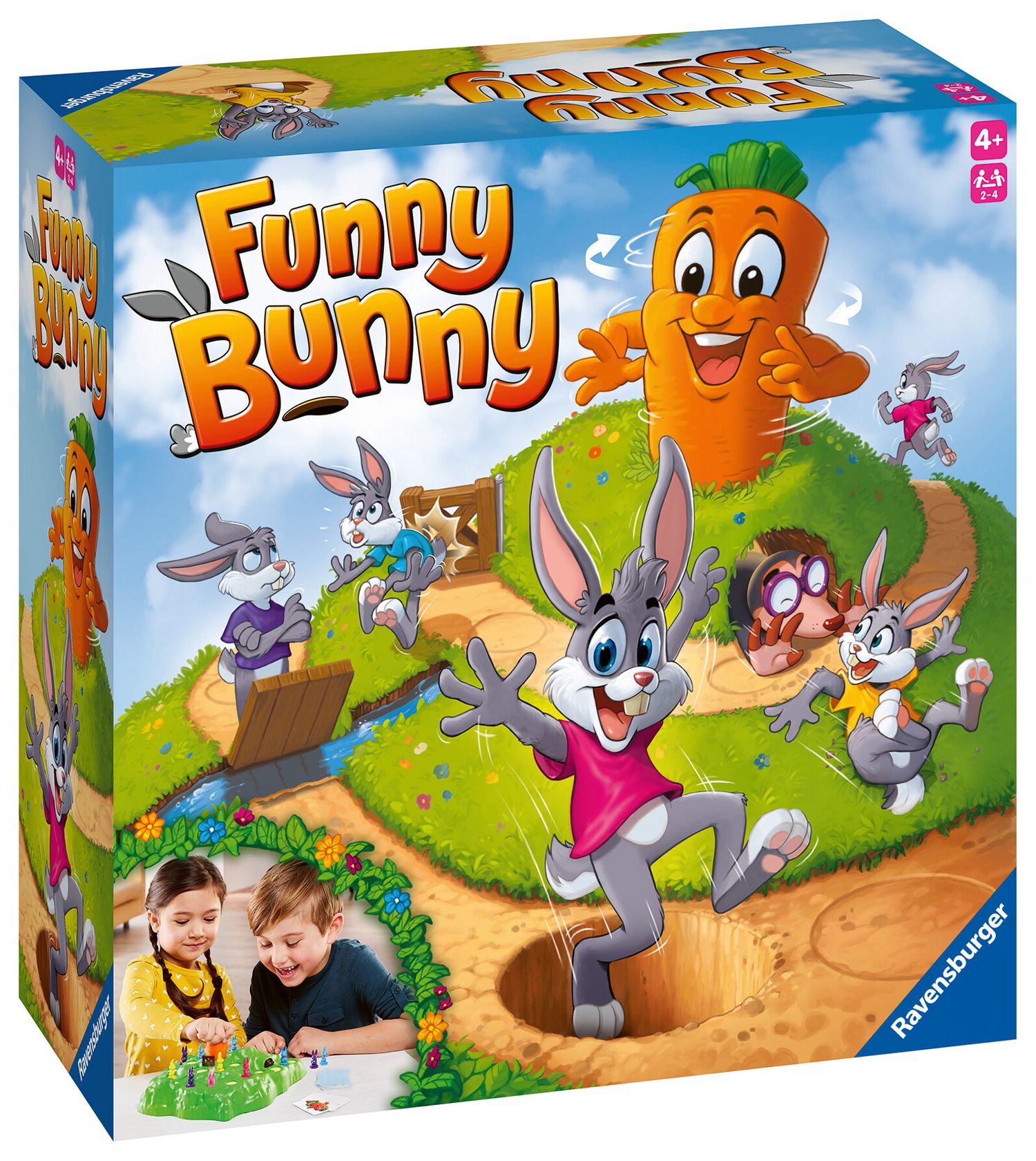 Ravensburger – funny bunny, gioco da tavolo, da 2 a 4 giocatori, 4+ anni - RAVENSBURGER