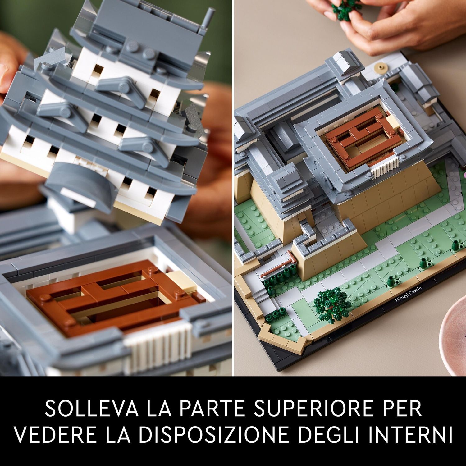 Lego architecture 21060 castello di himeji, kit modellismo adulti, collezione monumenti, albero ciliegio in fiore da costruire - LEGO ARCHITECTURE, Lego