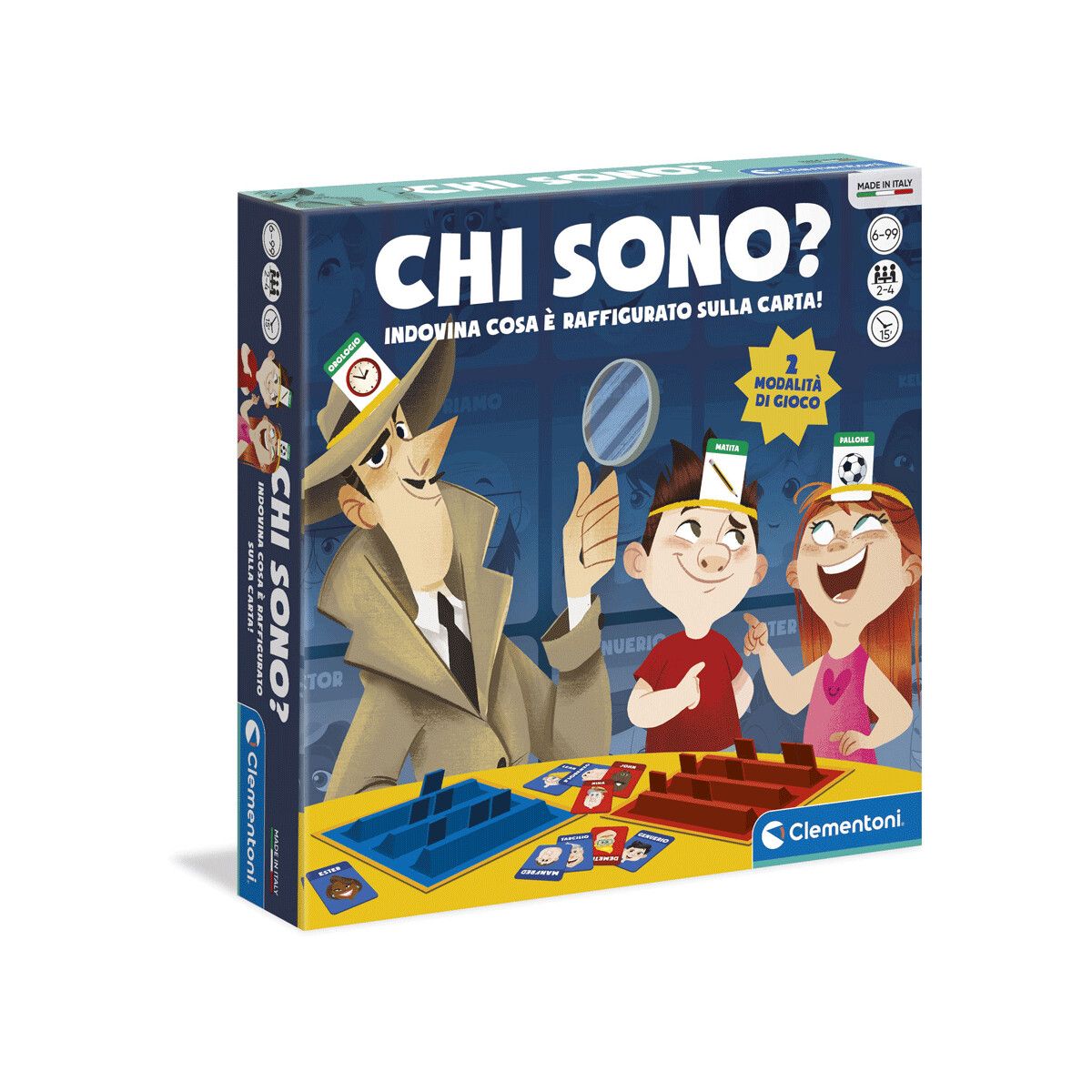 Clementoni - 11920 - chi sono - gioco per piccoli investigatori - CLEMENTONI