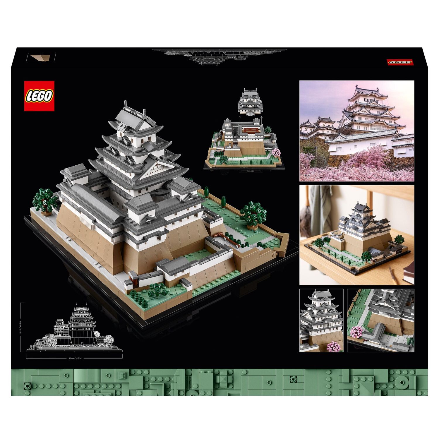 Lego architecture 21060 castello di himeji, kit modellismo adulti, collezione monumenti, albero ciliegio in fiore da costruire - LEGO ARCHITECTURE, Lego
