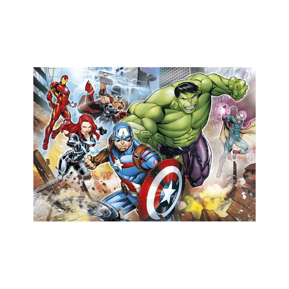 Clementoni - 29295 - puzzle 180 avengers 49 x 34 cm - 
