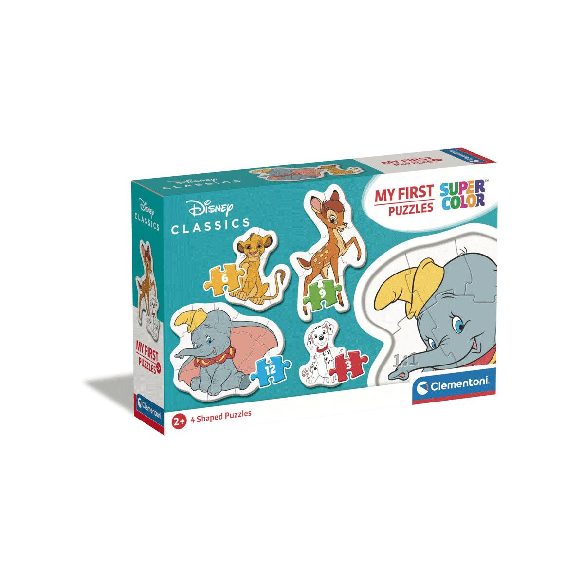 Clementoni - 20806 - my first puzzle disney 3 6 9 12 pezzi - CLEMENTONI