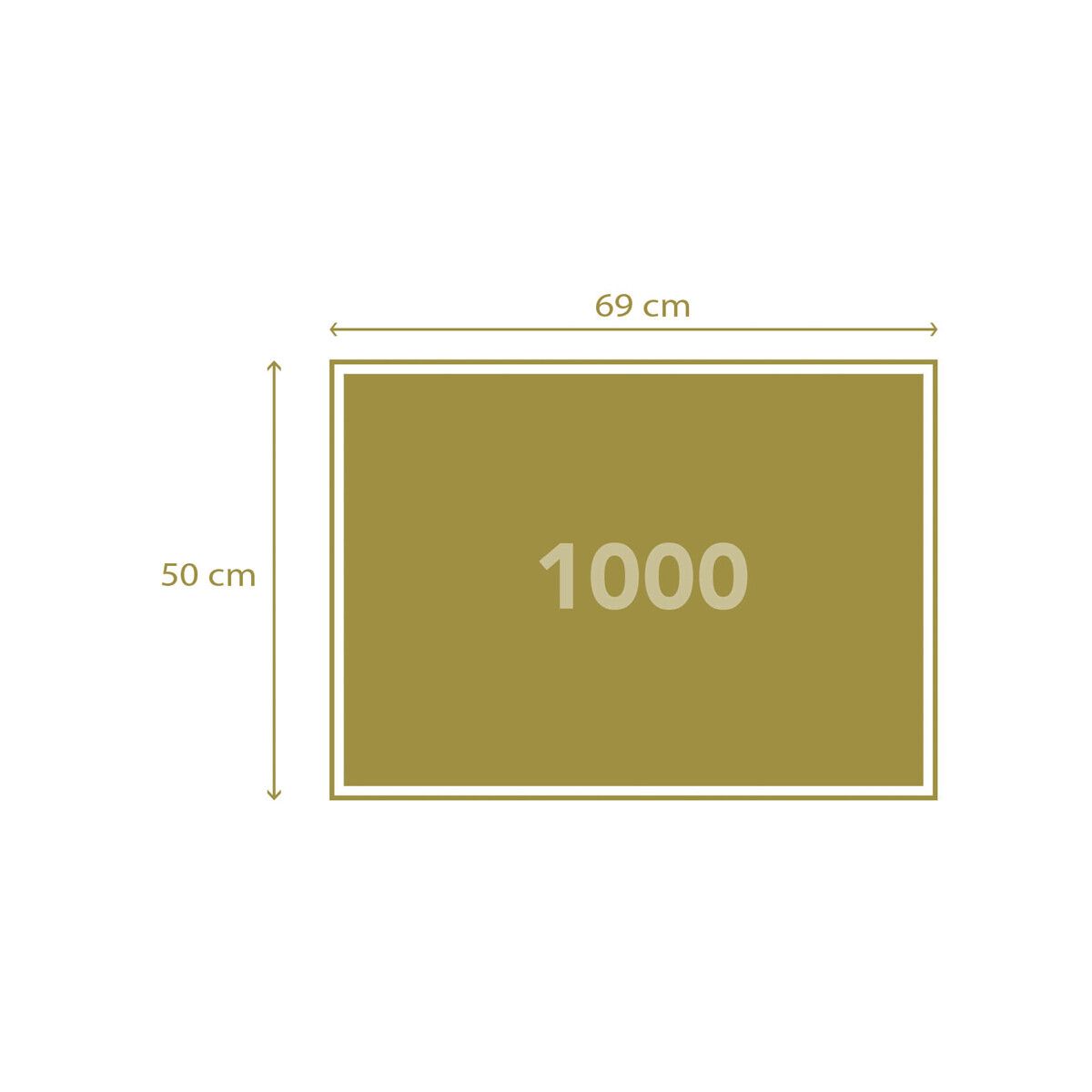 Clementoni - 39279 - puzzle 1000 hqc i tre labrador 70 x 50 cm - CLEMENTONI