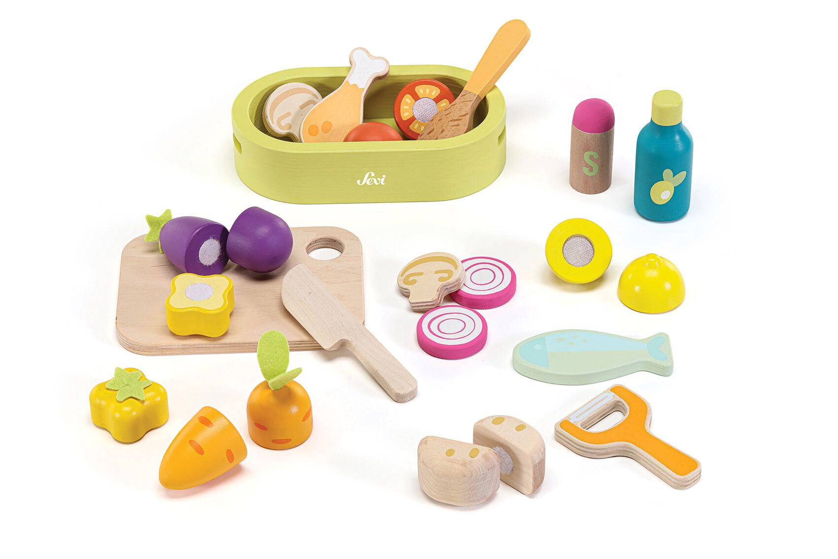 Sevi - set cibo e accessori (25 pz) - Trudi