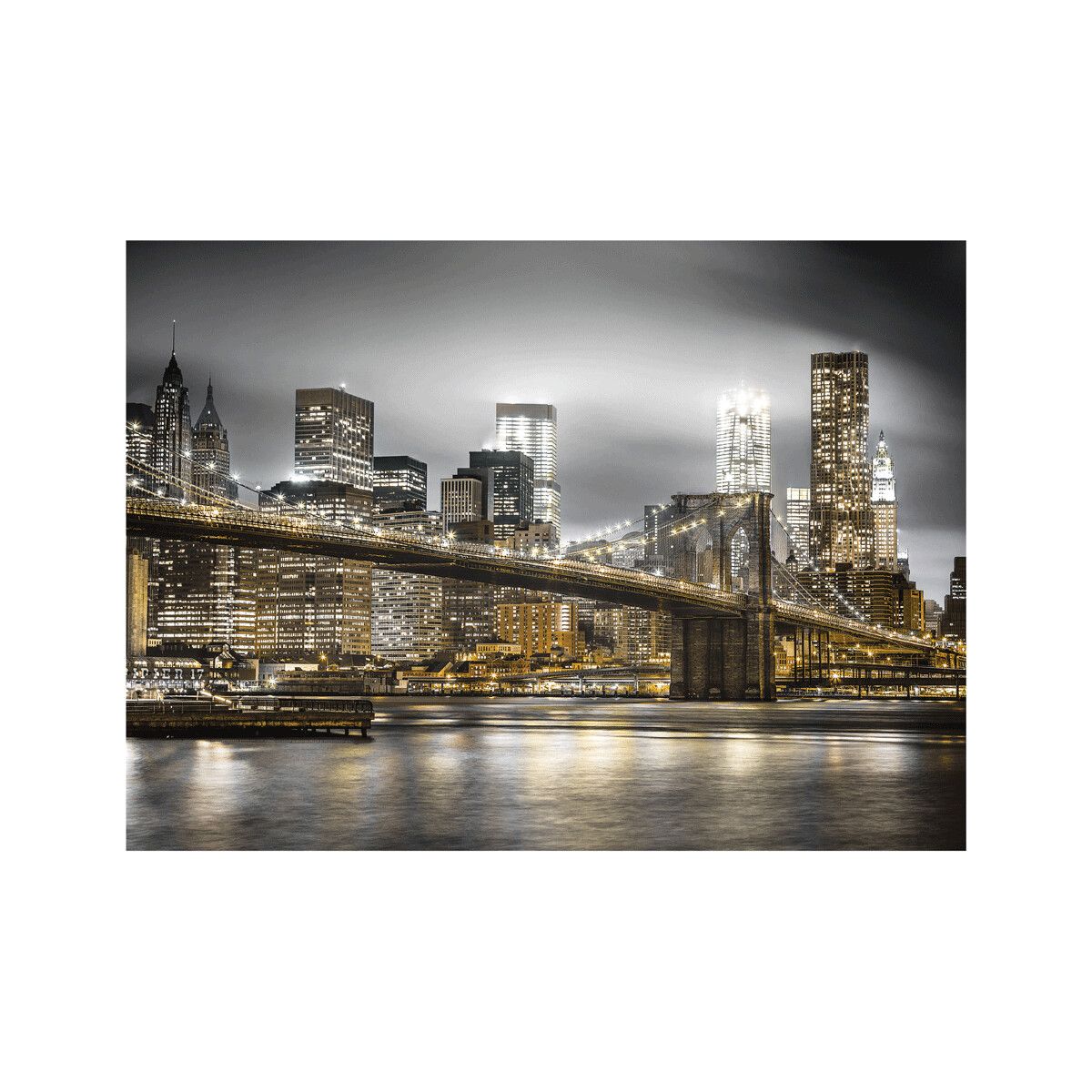 Clementoni - 39366 - puzzle 1000 hqc new york skyline 70 x 50 cm - CLEMENTONI